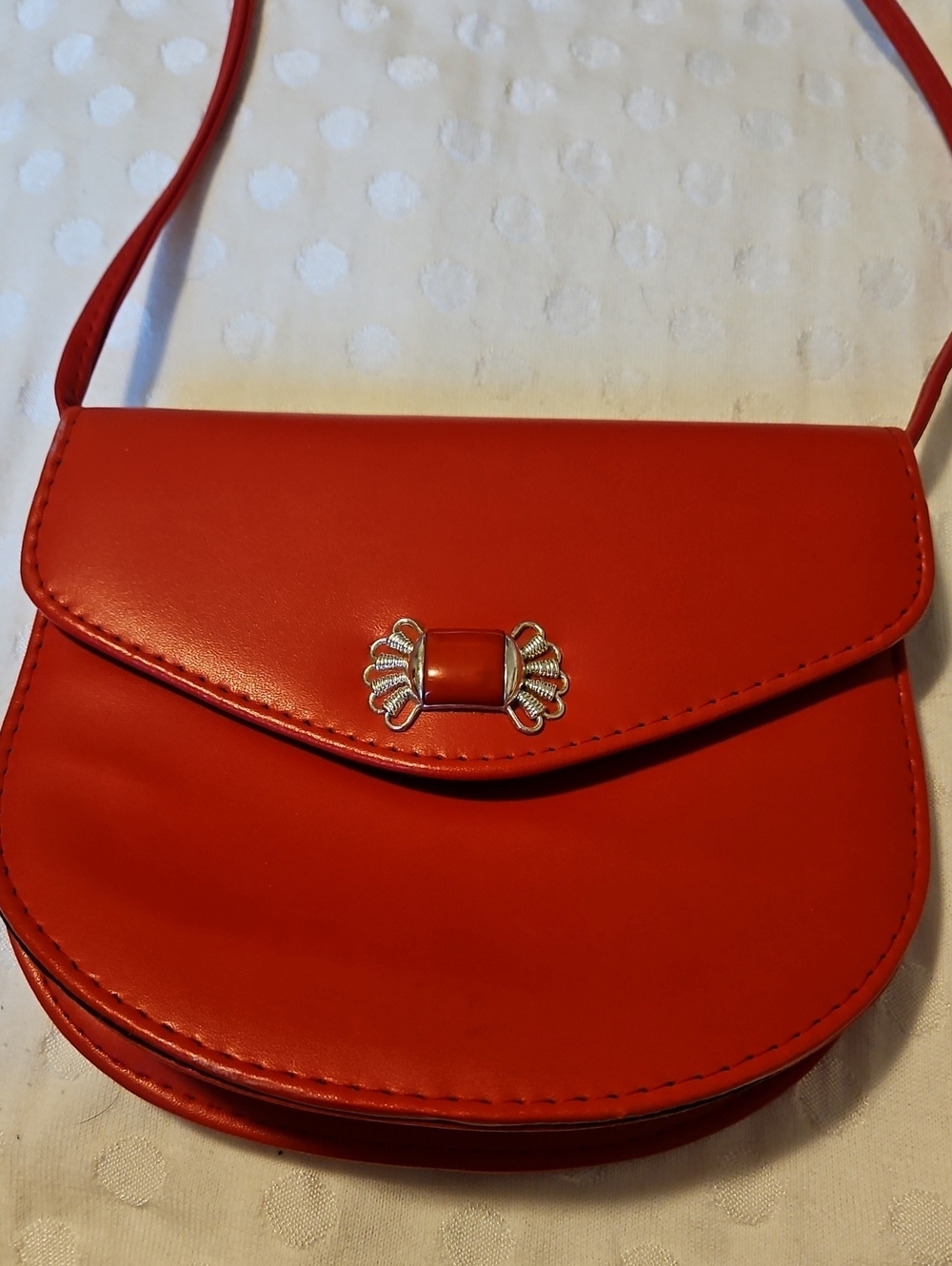 Red Women’s Crossbody Bag - Sleek Shoulder Purse